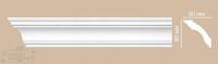 Потолочный плинтус гладкий DECOMASTER DP 213 гибкий (80*80*2400)