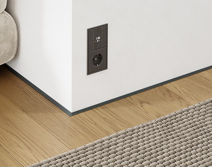 Микроплинтус щелевой напольный Микроплинтус щелевой напольный